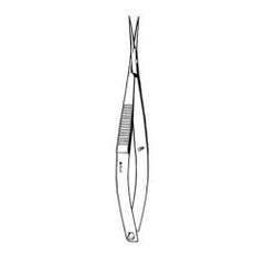 Iris Scissors Sklar® Noyes 4-1/2 Inch Length OR / Surgical Grade German Stainless Steel NonSterile Thumb Handle Straight Blunt Tip / Blunt Tip EACH MK-1265812