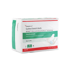 Incontinence Brief Wings™ Ultra Size 2 Unisex Disposable Heavy Absorbency  (15/BG 4BG/CS) MK-1266922