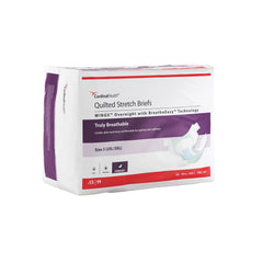 Incontinence Brief Wings™ Overnight Size 3 Unisex Disposable Heavy Absorbency  65-78" (15/BG 4BG/CS) MK-1266926