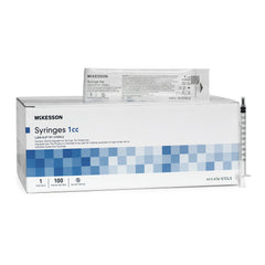 General Purpose Syringe McKesson 1 mL Luer Slip Tip Without Safety LS W/O NDL 1CC (100/BX 10BX/CS) MK-1268359