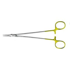 Needle Holder Durogrip® Mayo-Hegar 7-1/4 Inch Length Serrated Tips Finger Ring Handle Each MK-1268366