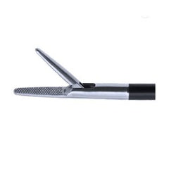 Grasping Forceps Sklartech 5000™ Laparoscopic 13 Inch Length OR / Surgical Grade German Stainless Steel NonSterile Finger Ring Handle Straight Blunt Serrated Tips EACH MK-1268849