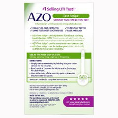 Urinalysis Test Kit AZO Test Strips® Urinary Tract Infection Detection 3 Tests per Kit (24 Kits per Case) BX/CS MK-1268923