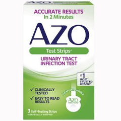 Urinalysis Test Kit AZO Test Strips® Urinary Tract Infection Detection 3 Tests per Kit (24 Kits per Case) BX/CS MK-1268923