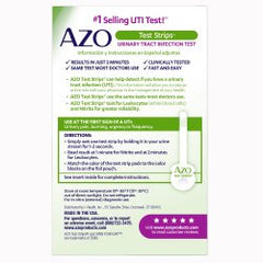 Urinalysis Test Kit AZO Test Strips® Urinary Tract Infection Detection 2 Tests CLIA Waived BX/CS MK-1268937