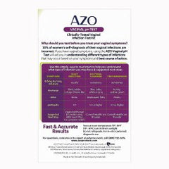 Sexual Health Test Kit AZO® Vaginal pH Test 2 Tests BX/CS MK-1268942