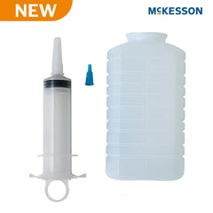 Irrigation Syringe McKesson 60 mL Catheter Tip Without Safety  KIT, ENTERAL W/SYRINGE 60CC RING TOP (30/CS) MK-1268987
