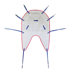 Patient Sling Alliance® Universal Split Leg 8 Point Cradle With Head Support Clip Attachment Small 600 lbs. Weight Capacity W/HEAD SUPPORT SM 600LB (10/CS) MK-1269290