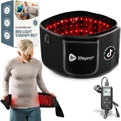 Light Therapy Belt AllevaRed Pro 6-7/8 X 49-3/5 Inch  LIGHT BLK MK-1271033