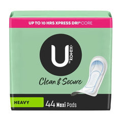 Feminine Pad U by Kotex® Clean and Secure Maxi Heavy Absorbency  U BY KOTEX PREM MAXI HEAVY (44/PK 3PK/CS) MK-1271145
