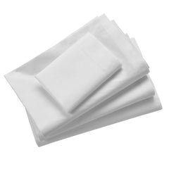 Bed Sheet Performance Muslin Flat 66 X 104 Inch White 55% Cotton / 45% Polyester Muslin Reusable  FLAT MUSLIN T13 66X104"(12/DZ 5DZ/CS) MK-1272309