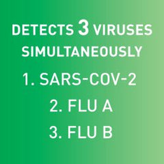 McKesson Respiratory Test Kit McKesson Consult® COVID-19 / Flu A&B Antigen Test (Professional) 25 Tests CLIA Waived BX/CS MK-1272360