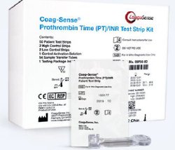 Coagulation Test Kit Coag-Sense® Professional Prothrombin Time Test (PT/INR) 50 Tests CLIA Waived BOX OF 50 MK-1272408