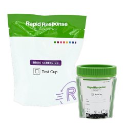 Drugs of Abuse Test Kit Rapid Response® AMP1000, COC300, mAMP/MET1000, OPI2000, OXY100 25 Tests CLIA Waived KIT OF 25 MK-1273269