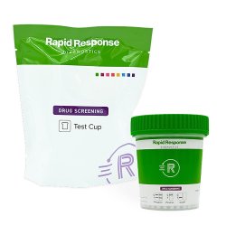 Drugs of Abuse Test Kit Rapid Response® AMP1000, BAR300, BUP10, BZO300, COC300, mAMP/MET1000, MDMA500, MOP300, MTD300, OPI2000, OXY100, THC50 (CRE, pH, OX) 25 Tests CLIA Waived KIT OF 25 MK-1273274