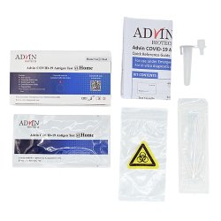 Respiratory Test Kit Advin COVID-19 Antigen Test 25 Tests KIT OF 25 MK-1273285