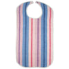 Bib Hook and Loop Closure Reusable Terry Cloth Candy Stripe MK-1276650