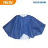 Exam Cape McKesson Blue 4X-Large Open Sides Snap Closure Unisex Disposable W/SNAPS 4XLG (50/CS) MK-1276677
