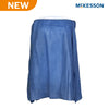 Exam Cover-Up McKesson Blue One Size Fits Most Front / Back Opening Snap Closure Unisex Disposable  MK-1276678