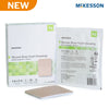 Silver Foam Dressing McKesson Silicone Adhesive without Border 4 X 5 Inch Rectangle Sterile MK-1276790