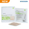 Silver Foam Dressing McKesson Silicone Adhesive with Border 4 X 4 Inch Square Sterile MK=-1276801
