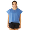 Exam Cape Medline Blue One Size Fits Most Front / Back Opening Refastenable Tape Tabs Unisex Disposable MK-1279440