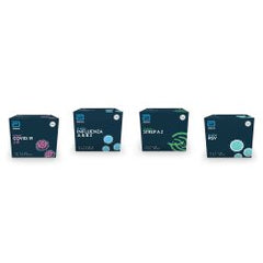 Respiratory Test Kit ID NOW™ COVID-19 2.0 / Influenza A + B 2 / Strep A 2 / Respiratory Syncytial Virus Test (RSV) 4 X 24 Tests CLIA Waived EACH MK-1279576