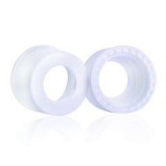 Wheaton® MicroLiter® Vial Closure Polypropylene Open Top White For 10-425 Screw Thread Vials and Septa NonSterile PACK OF 100 MK-1280108