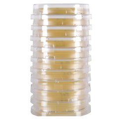 Hardy Diagnostics Growth Media LokTight™ Tryptic Soy Agar (TSA) with Lecithin and Tween Beige Contact Plate Format Pack of 10 MK-1280454