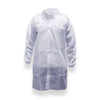Cleanroom Lab Coat Pharma-Coat™ White 5X-Large Mid Length Nonwoven Polypropylene Disposable MK-1280538