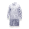 Cleanroom Lab Coat Pharma-Coat™ White Small Mid Length Nonwoven Polypropylene Disposable MK-1280549