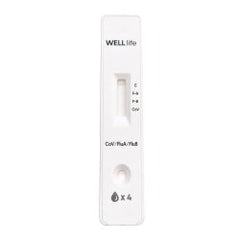 Respiratory Test Kit WELLlife™ COVID-19 / Flu A + B Test (OTC) 2 Tests CASE OF 216 MK-1280967