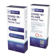 Respiratory Test Kit WELLlife™ COVID-19 / Flu A + B Test (OTC) 2 Tests CASE OF 216 MK-1280967