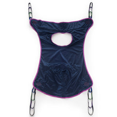 Full Body Commode Sling MedaCure® 4 Point Cradle Without Head Support Loop Attachment X-Large 600 lbs. Weight Capacity  W/COMMODE OPENING XLG MK-1281746