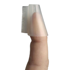Security Fingertip Toothbrush No-Shank® Clear Adult  ADLT (1000/CS) MK-1281911