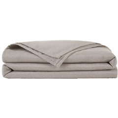 Bedspread Chenille Herringbone 70 X 110 Inch Polyester Oatmeal  TWIN CHENILLE HERRINGBON MK-1282253