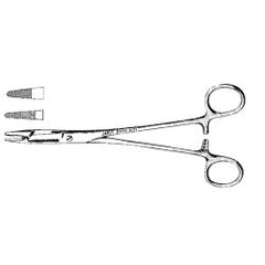 Needle Holder Jarit® Carb-Bite Olsen-Hegar 6-1/4 Inch Length Delicate, 4,000 Teeth per Square Inch Finger Ring Handle Each MK-1282652