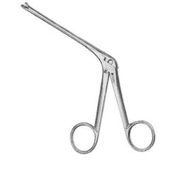 Nasal Bone Cutting Forceps Sklar® Weil-Blakesley No. 2 OR / Surgical Grade German Stainless Steel NonSterile Finger Ring Handle Angled Up 45° Fenestrated Oval Cup Tips EACH MK-1282915