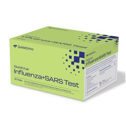 Respiratory Test Kit QuickVue™ Influenza + SARS 25 Tests CLIA Waived KT/CS MK-1283198