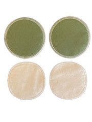 Nursing Pad Hygeia One Size Fits Most Cotton Reusable (4PDS/PK 100PK/CS) MK-1283602