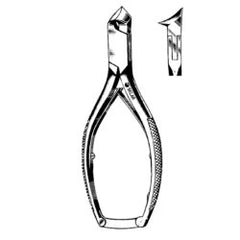 Nail Nipper Surgi-OR™ Angled Concave Jaw 5-1/2 Inch Length Stainless Steel Each MK-1283898