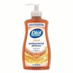 Antibacterial Soap Dial® Professional Antibacterial Defense™ Gold + Aloe Liquid 11 oz. Pump Bottle Original Scent  HAND ANTIB DEFENSE GOLD + ALOE ORIG SCENT 11OZ (12/CT MK-1284005