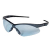 Safety Glasses KleenGuard™ Nemesis™ Wraparound Anti-fog / Anti-scratch Coating Clear Tint Polycarbonate Lens Black Frame Over Ear One Size Fits Most MK-1284317