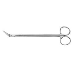 Vascular Scissors Jarit® Potts-Smith 7-1/4 Inch Length OR / Surgical Grade German Stainless Steel NonSterile Finger Ring Handle Angled 45°, Beveled Sharp Tip / Sharp Tip EACH MK-1285202