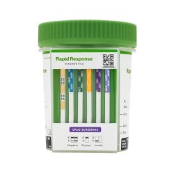 Drugs of Abuse Test Kit Rapid Response™ AMP1000, BAR300, BZO300, BUP10, COC300, mAMP/MET1000, MDMA500, MOP300, MTD300, OPI2000, OXY100, THC50, (CRE, pH, OXI) 25 Tests CLIA Waived KIT OF 25 MK-1285732