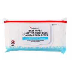 Baby Wipe Cardinal Health™ Sensitive Soft Pack Unscented 42 Count (42/PK 24PK/CS) MK-1285782