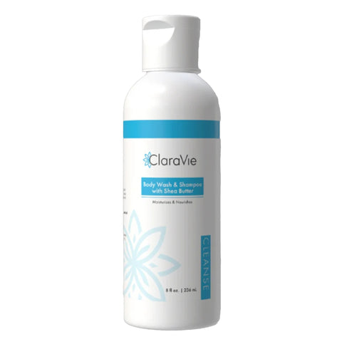 Shampoo and Body Wash ClaraVie 8 oz. Flip Top Bottle Scented W/SHEA BUTTER 8OZ (48/CS) MK-1286422