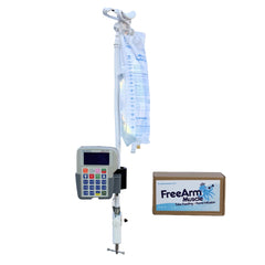Feeding Tube / Infusion Bag Holder FreeArm® Muscle White For Feeding Bags, Gravity Sryinges, Lightweight Feeding Pumps  W/CLAMP & BENDABLE ARM WHT (50/CS) MK-1287398