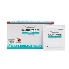 Saline Cleansing Towelette Cardinal Health™ Individual Packet Unscented 1 Count (24/BX 100BX/CS) MK-1287550