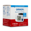 Digital Blood Pressure Monitor Omron® 3 Series® Adult Cuff Wrist Nylon Cuff 13 to 21.5 cm Wrist Circumference Mobile CS/EA MK-1288574